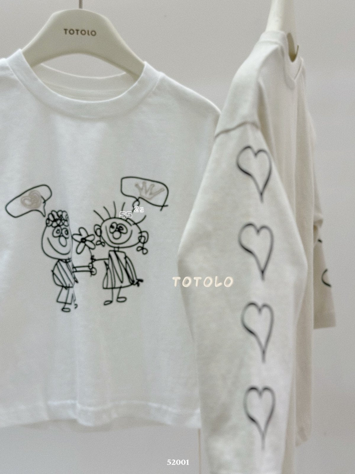 上衣 - 印花小T打底