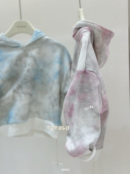 上衣 - 扎染連帽衛衣