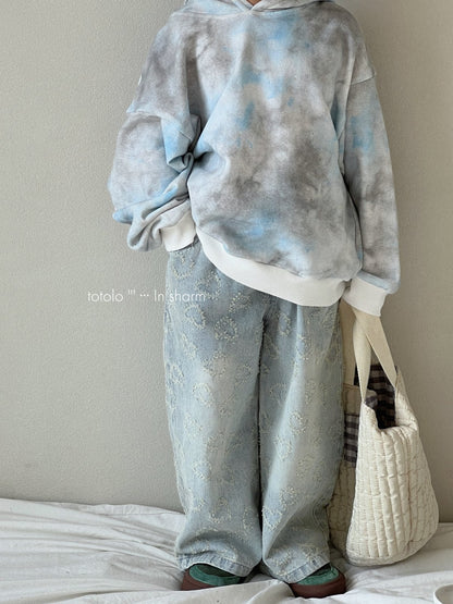 上衣 - 扎染連帽衛衣