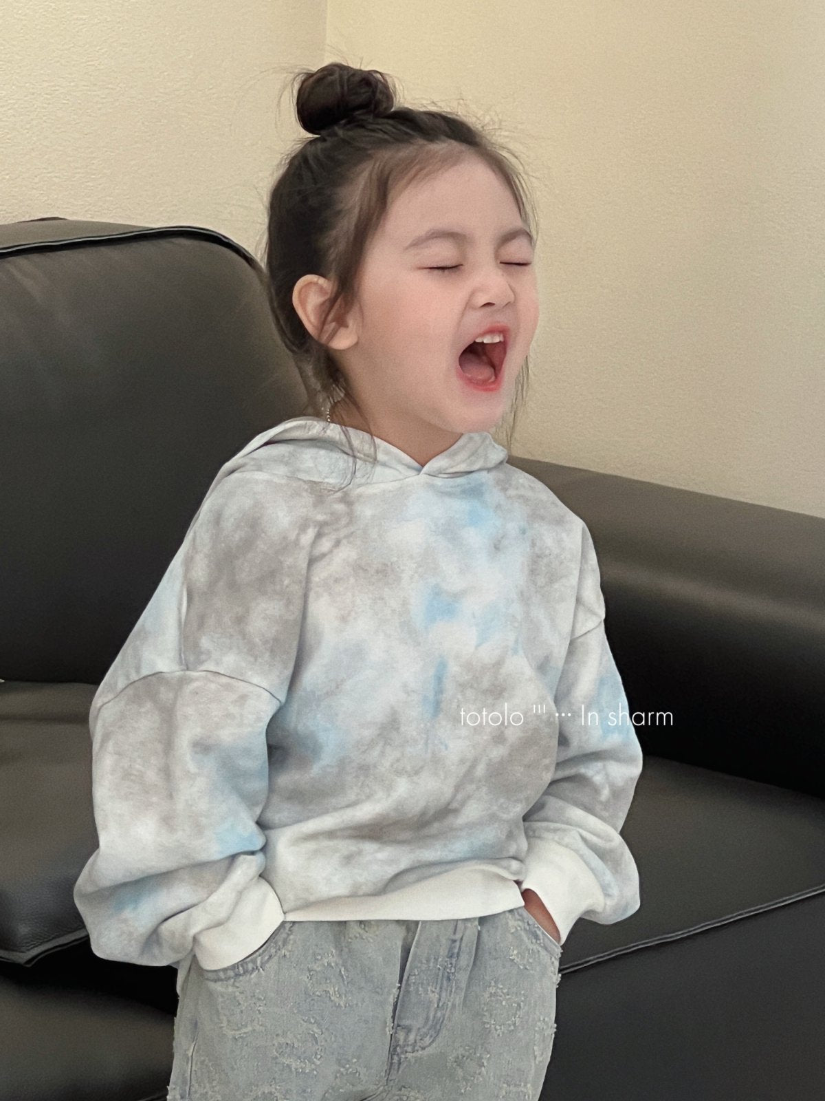 上衣 - 扎染連帽衛衣